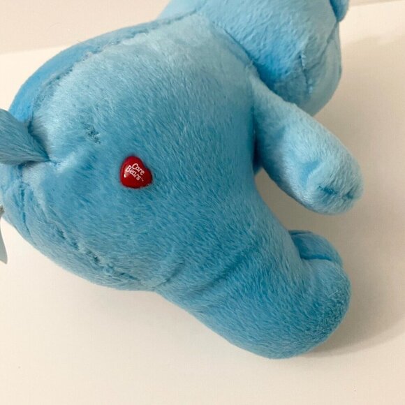 2004 Care Bears Champ Bear Plush Nanco Blue Trophy 9 Inch Doll Toy Tags are Worn - Picture 14 of 16